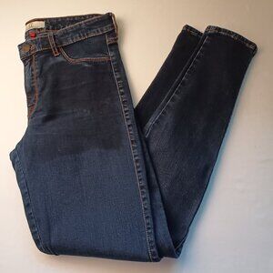 Cookie Johnson Denim Jeans Size 29/8 Mid Rise Skinny Leg Dark Wash